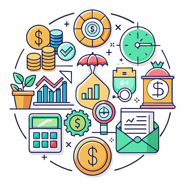 graphics of components in financial planning
